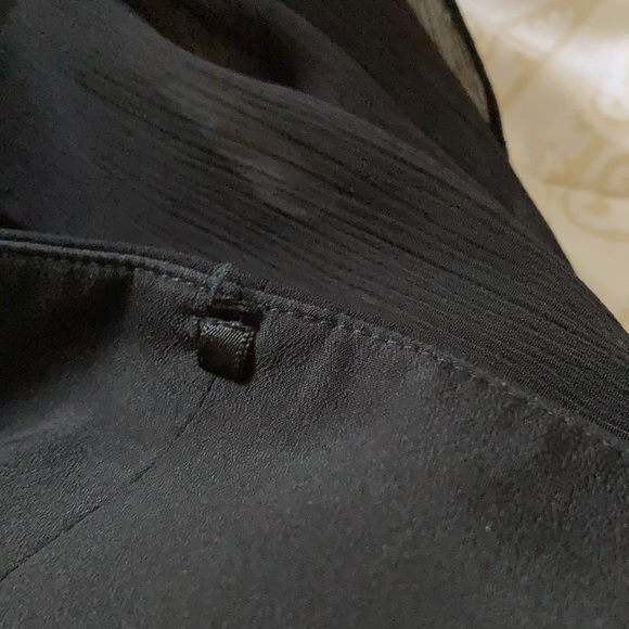 BCBGeneration One Shoulder Black Ruffles Pleated Mini Dress in Women’s Size 6 - Picture 9 of 11